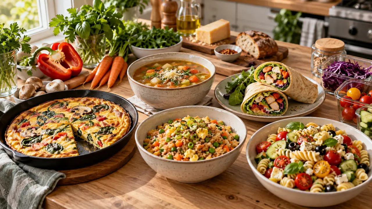 Cuisiner avec les restes du frigo : 5 méthodes pour transformer vos ingrédients en repas complet