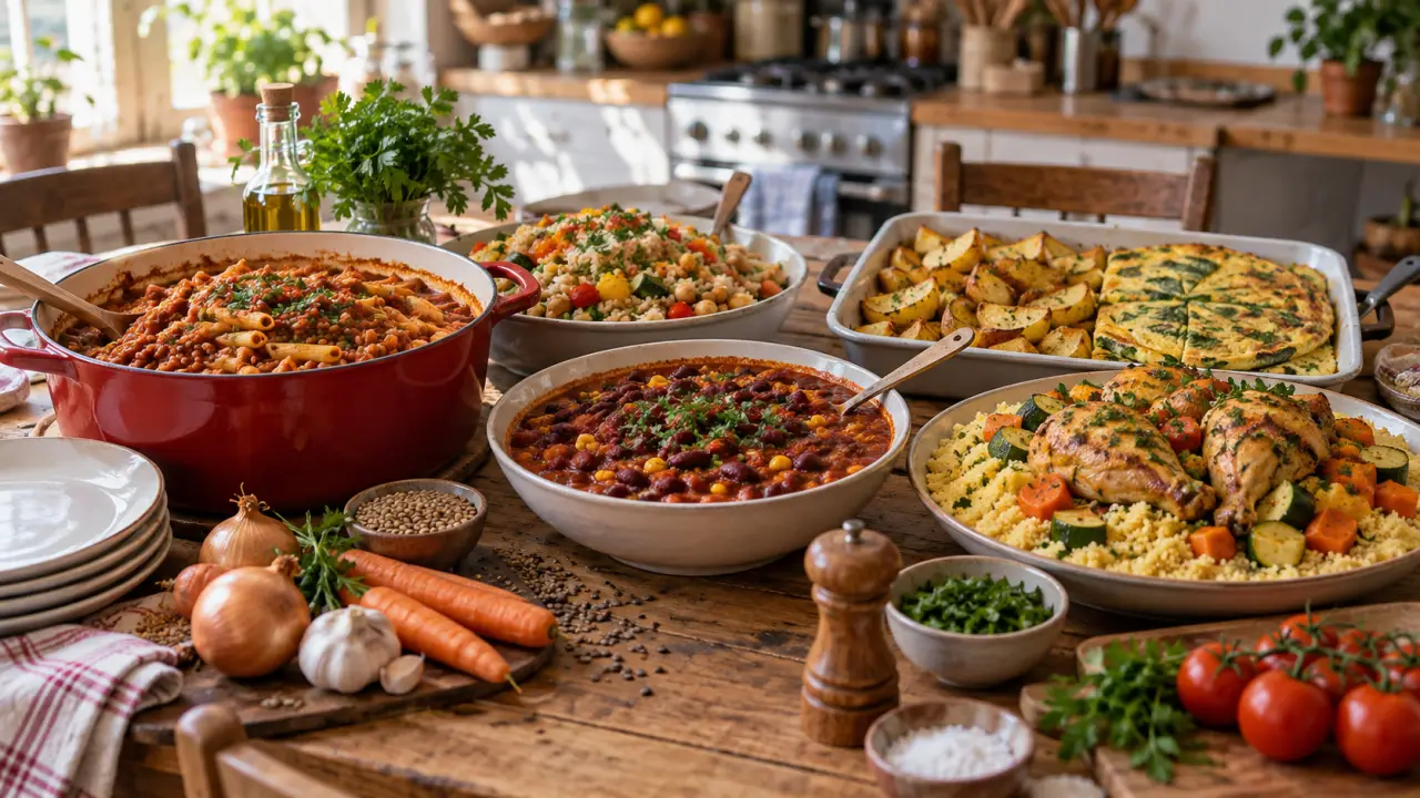 Repas pour famille nombreuse : 5 bases pour cuisiner en 30 minutes sans se ruiner