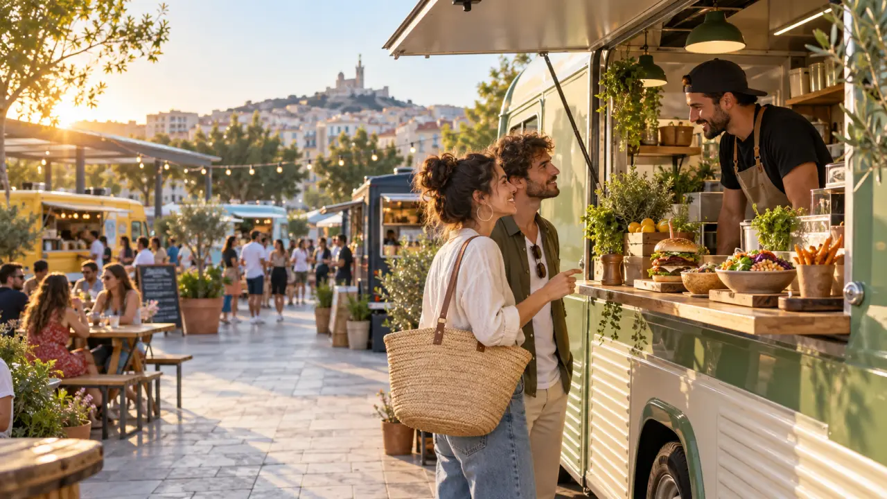 Burger gourmet et frites croustillantes dans une ambiance urbaine