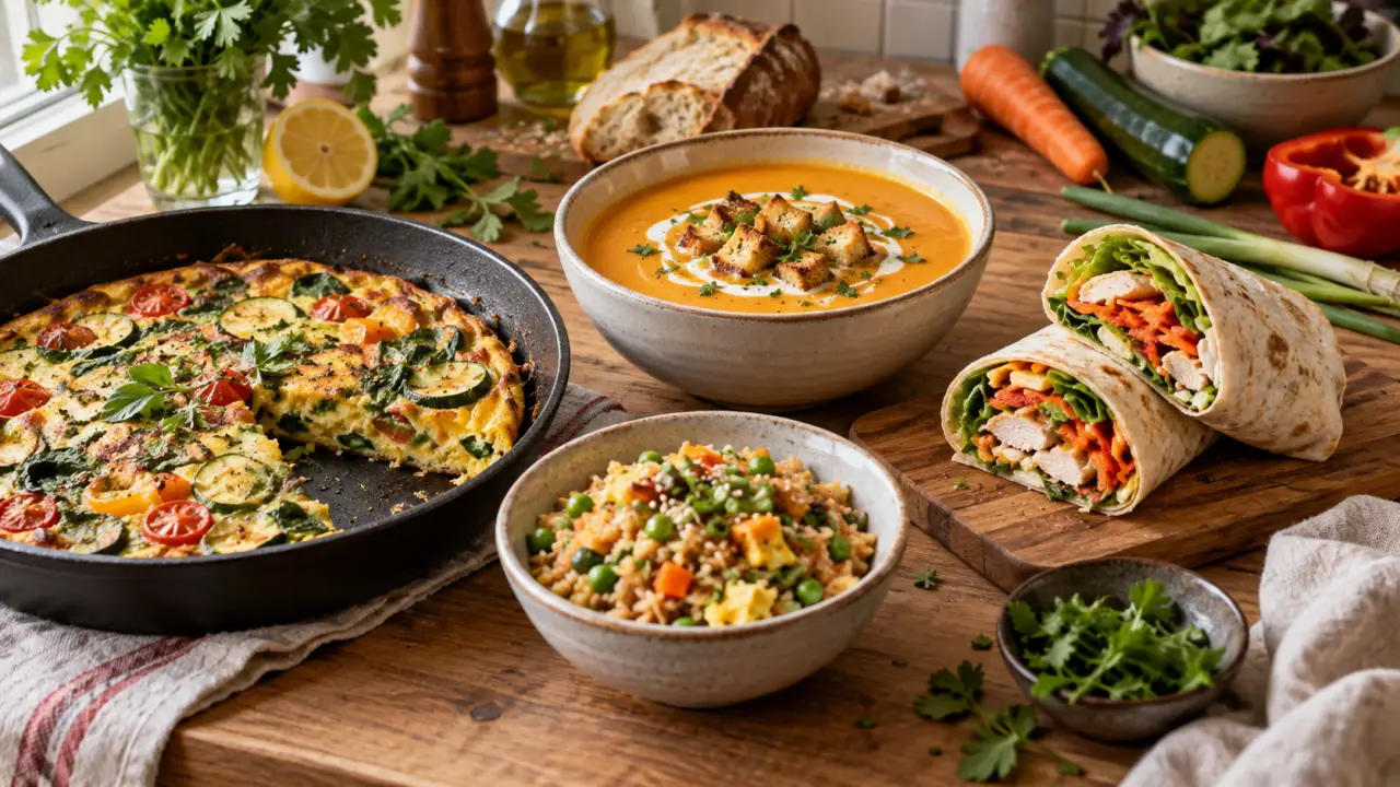 Que cuisiner avec les restes du frigo ? 4 bases rapides, adaptables et anti-gaspi