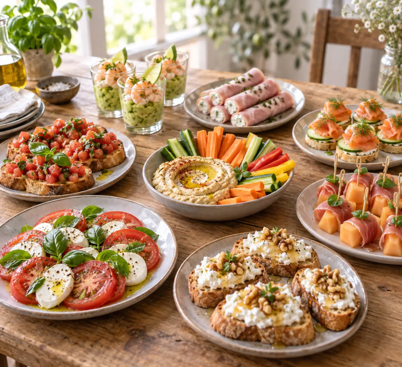 8 entrées simples et rapides, prêtes en moins de 10 minutes