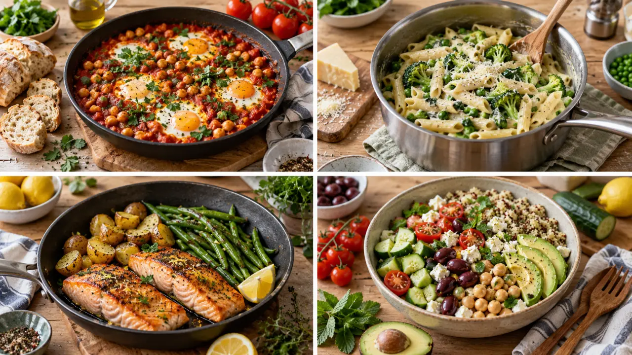 Que manger sans four ? 4 solutions complètes à la poêle, à la casserole ou sans cuisson