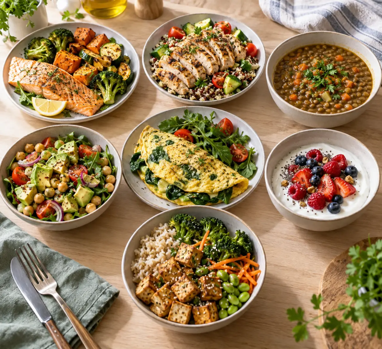 Un menu minceur sur 7 jours pour des repas rassasiants et simples