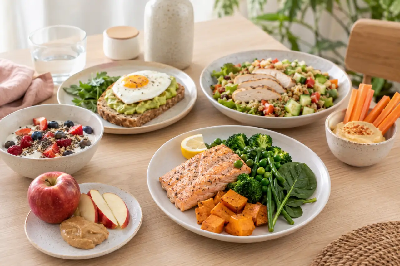 Diabète gestationnel : 3 repas, 2 collations et des menus simples pour stabiliser la glycémie