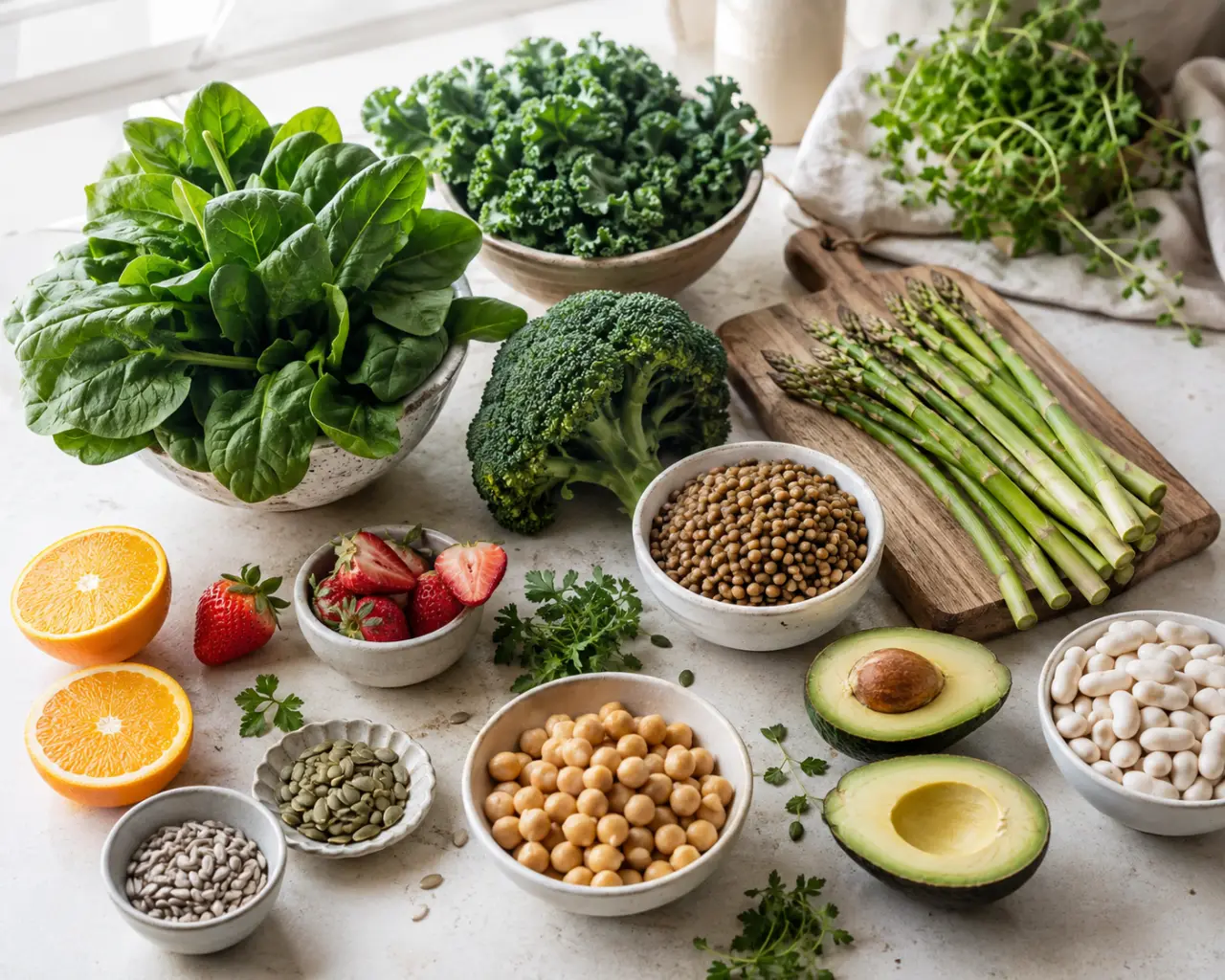 Aliments riches en folate : les meilleures sources, les besoins et les gestes qui préservent la vitamine B9